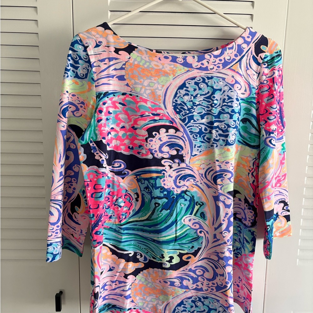 NWOT Lilly Pulitzer Multicolor Swirl Dress